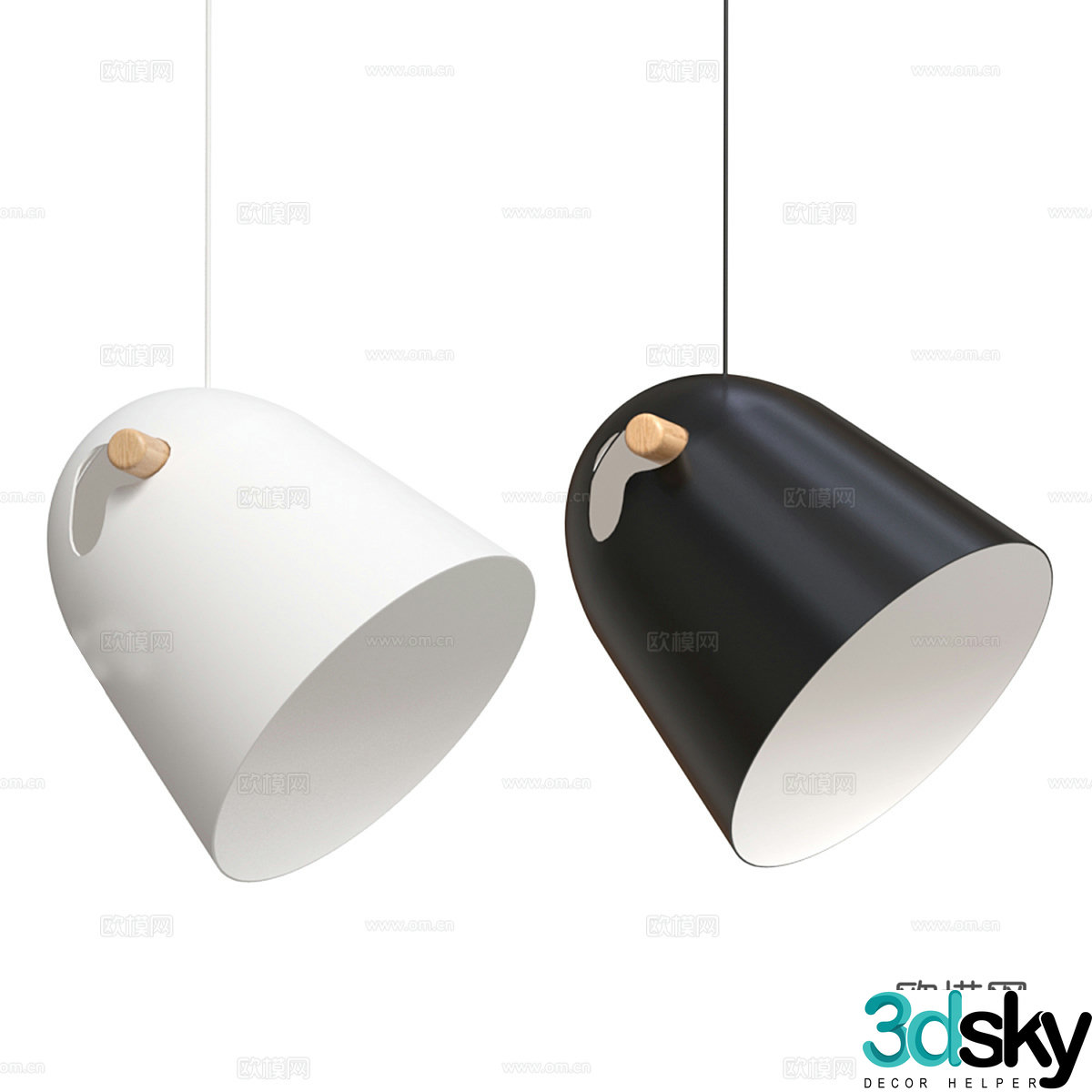 Nordic simple chandeliers chandeliers simple chandeliers dining chandeliers living room chandeliers 3D model