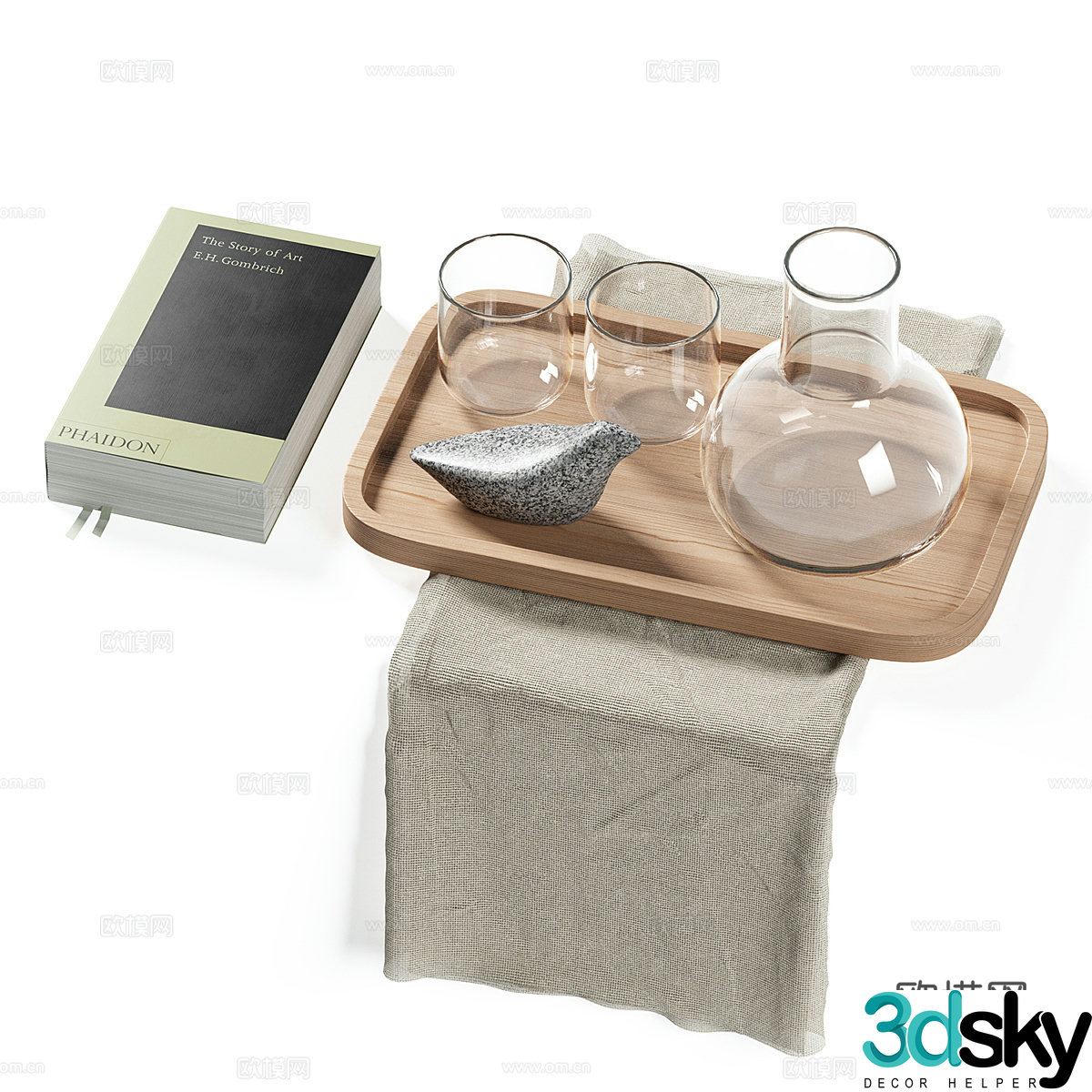 Modern kitchen appliances 3d model