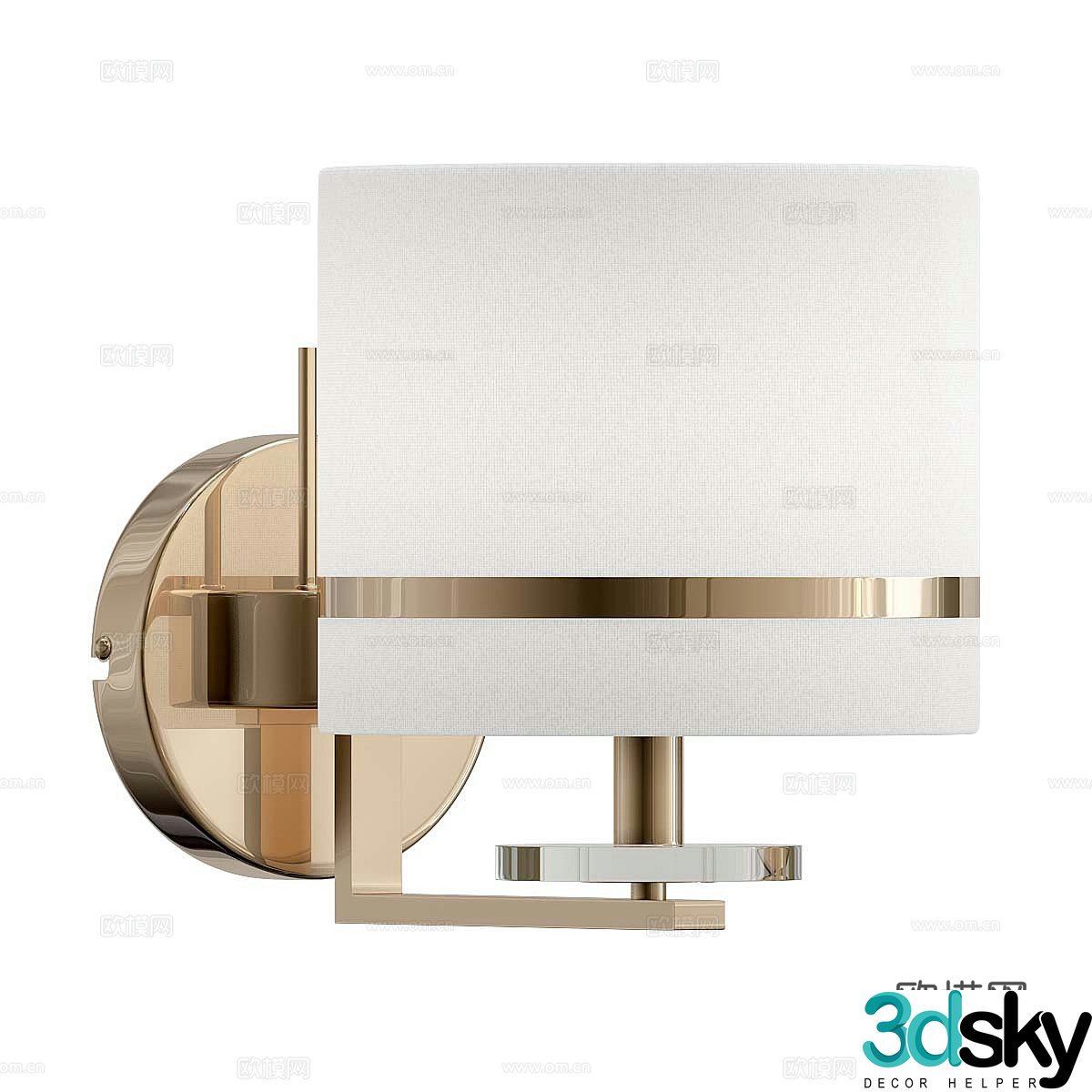 Modern simple and light luxury wall lamp wall lamp simple wall lamp dining wall lamp living room wall lamp 3d model