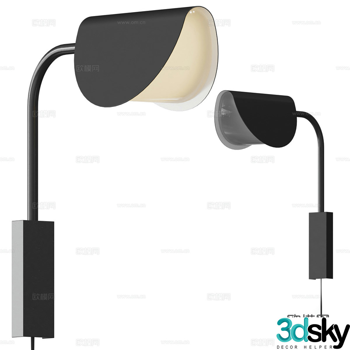 Modern Maytoni Decorative Wall Light 3D Model