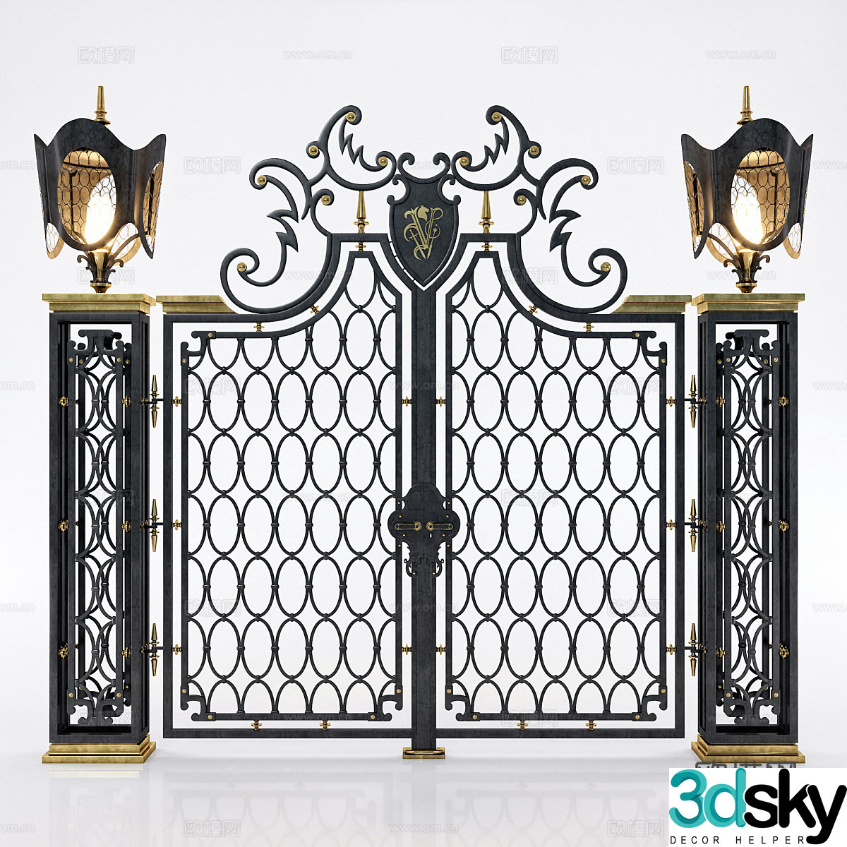Iron Gate 3D Model