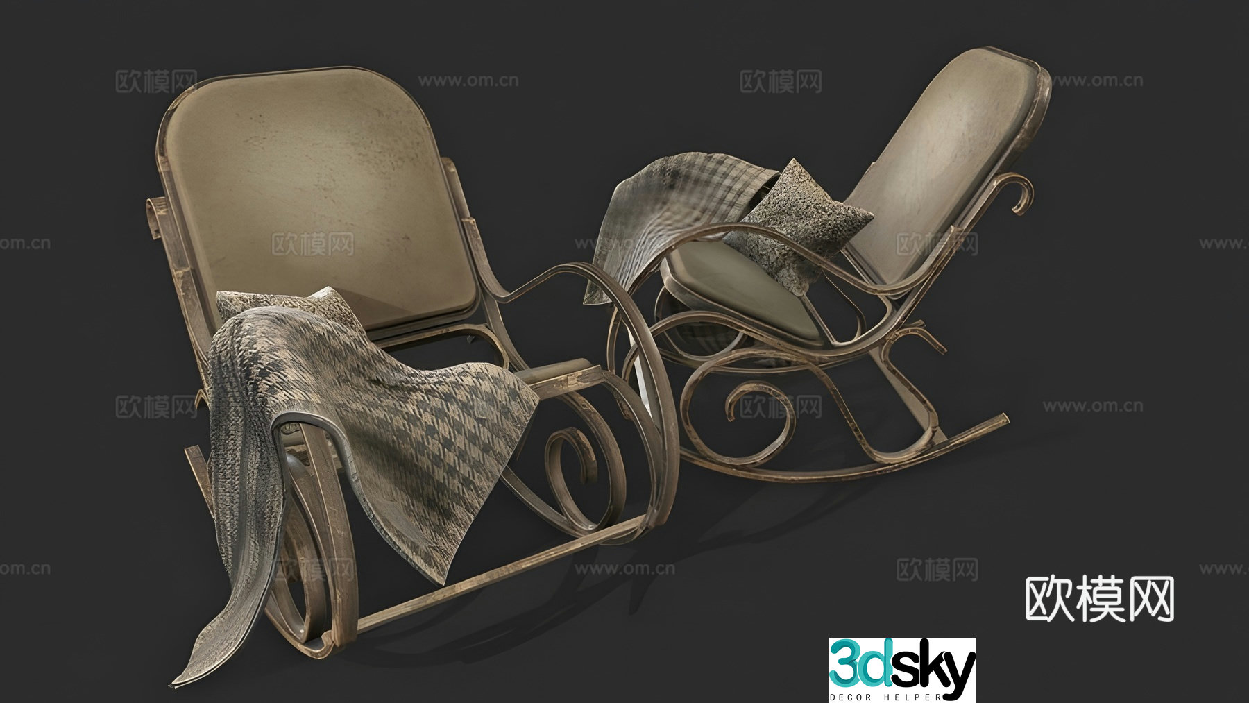 Old chair 3d model