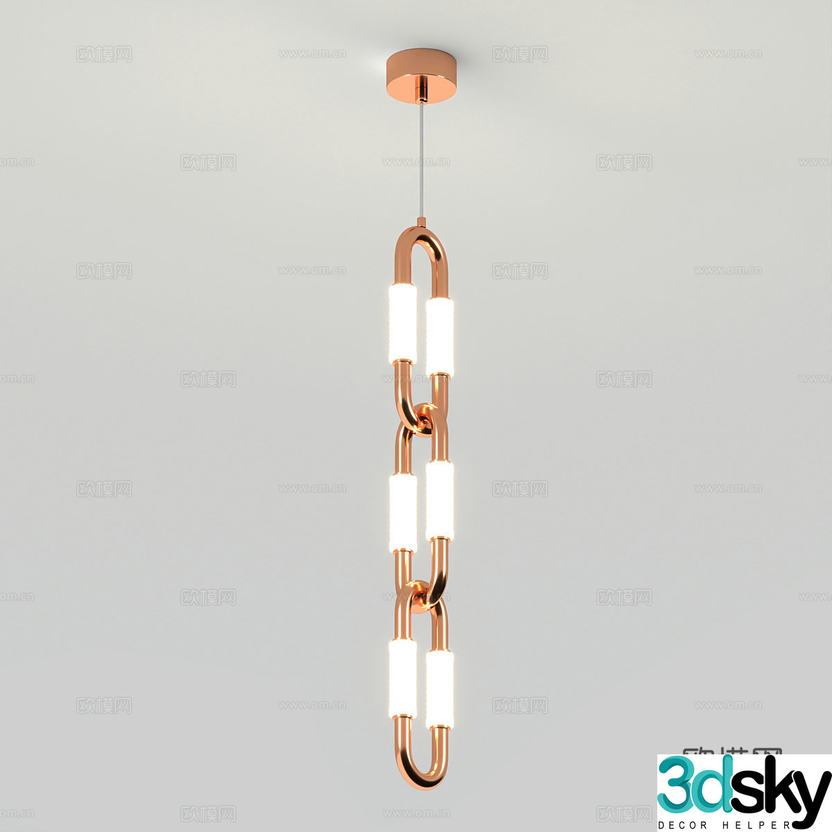 Modern simple chandeliers chandeliers simple chandeliers light luxury chandeliers living room chandeliers lamps 3D model