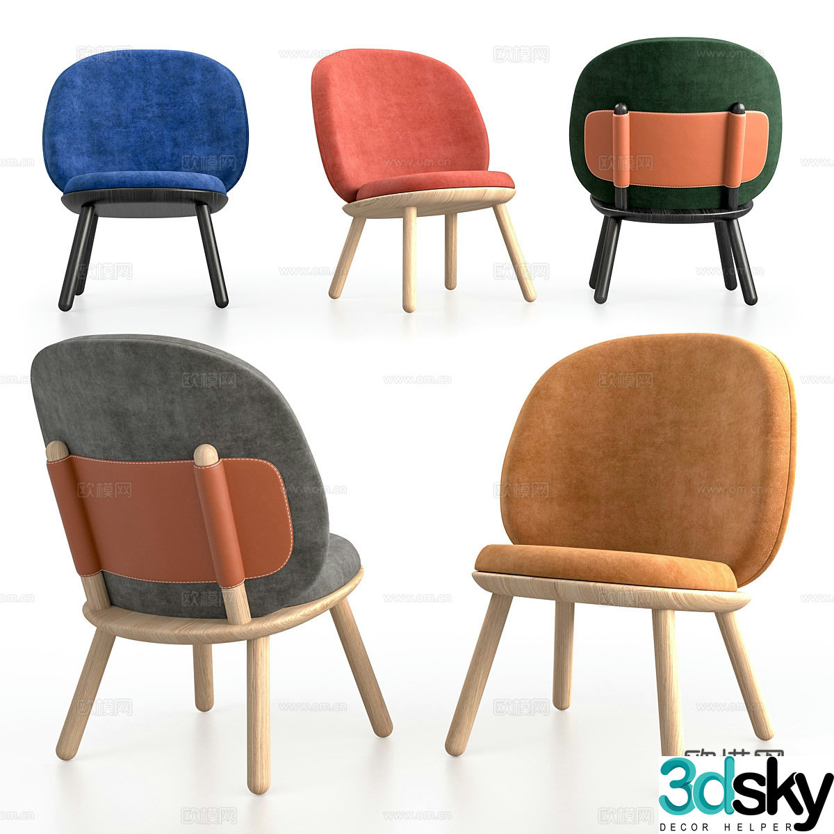 Leisure chair 3d model