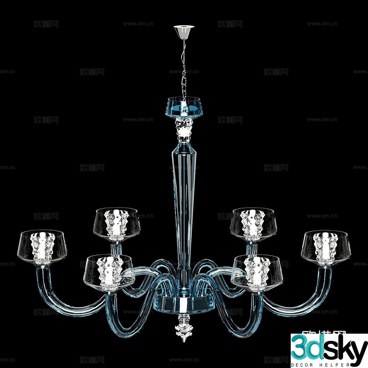 Modern simple chandeliers chandeliers simple chandeliers dining chandeliers living room chandeliers lamps 3D model