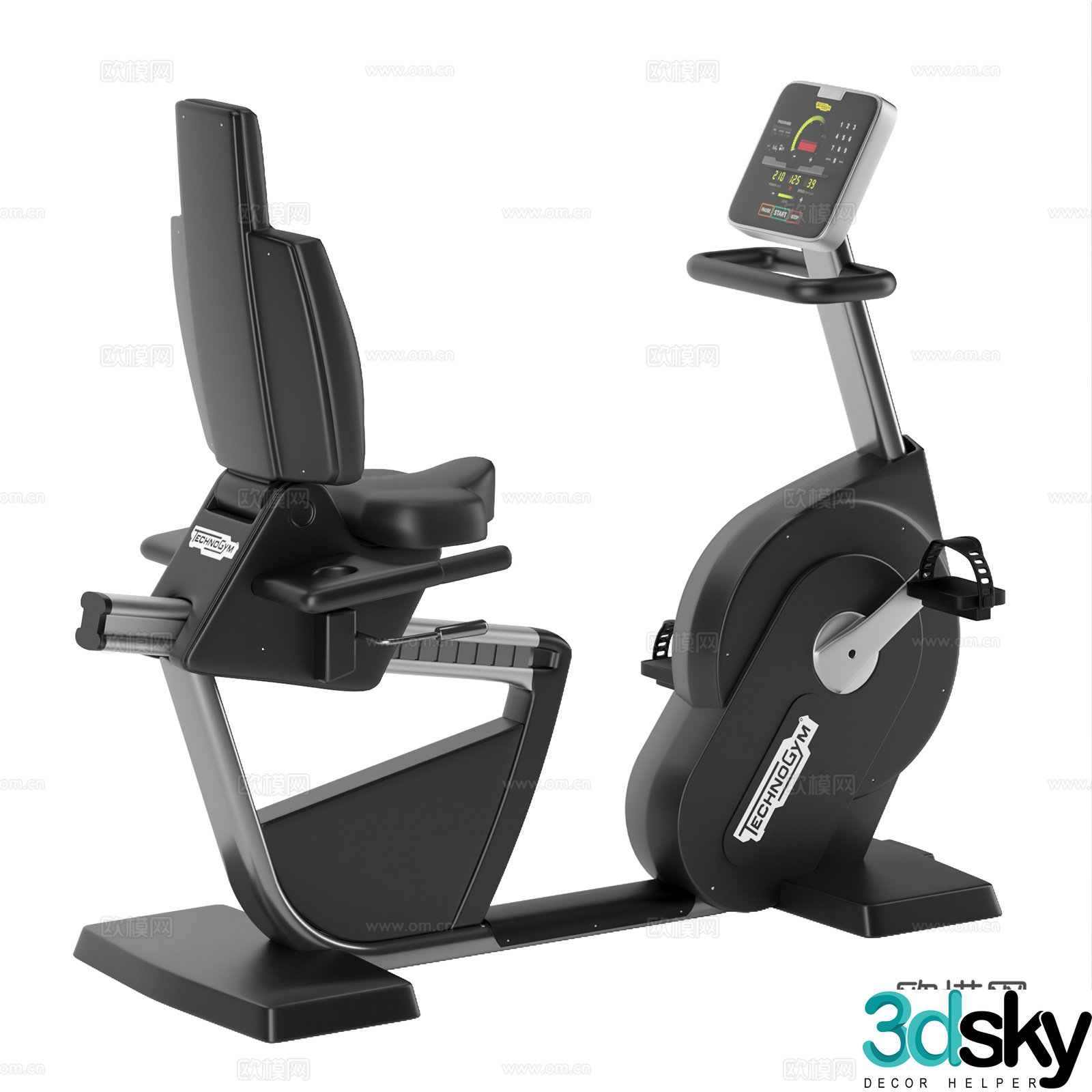 Fitness equipment 3d model