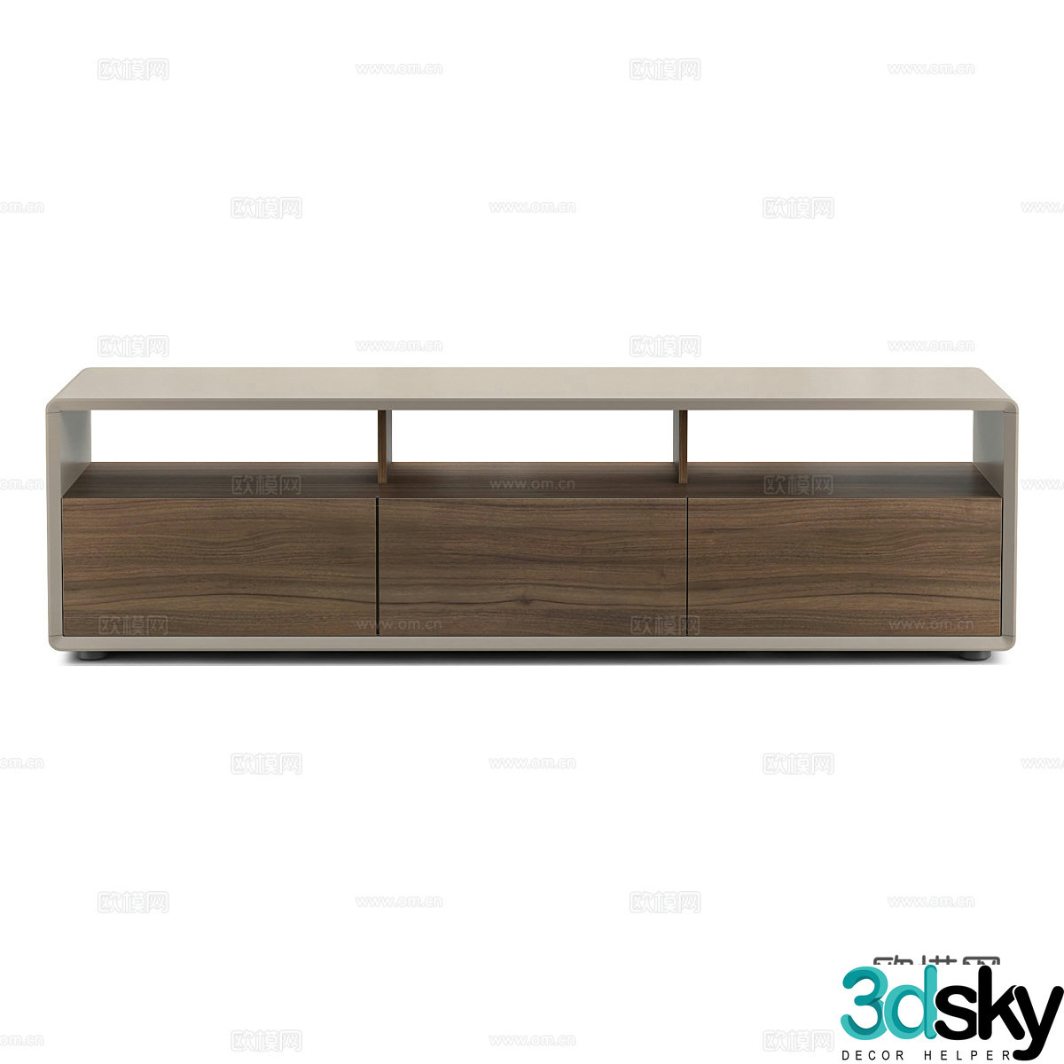 Nordic simple TV cabinet TV cabinet Simple TV cabinet Living room TV cabinet 3D model