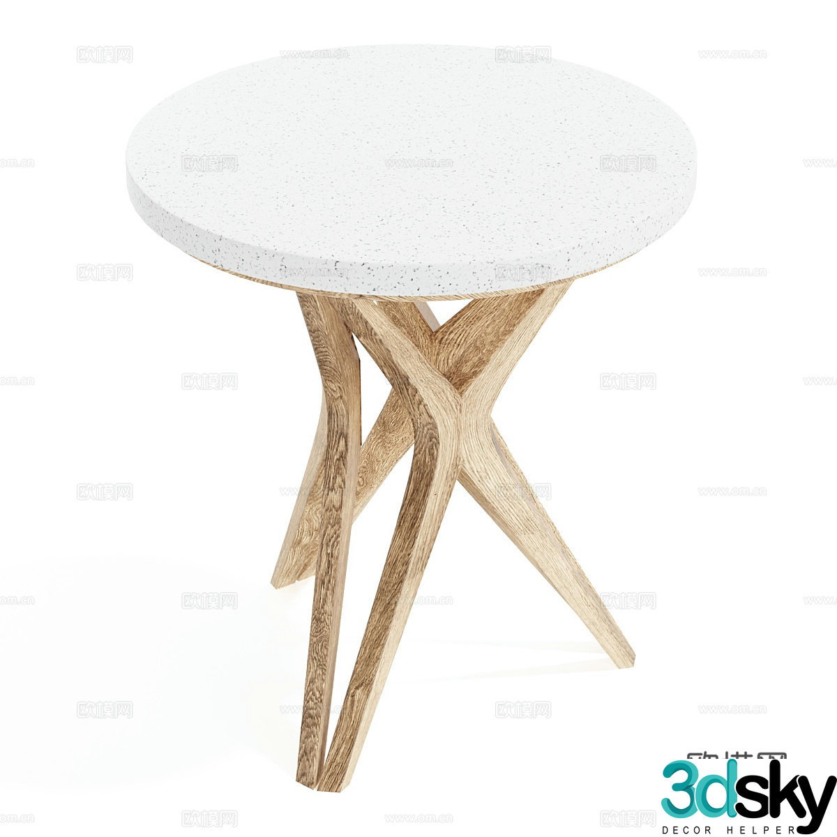 New Chinese side table 3D model
