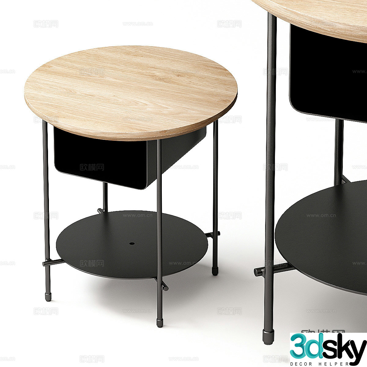 3D model of side angle angle