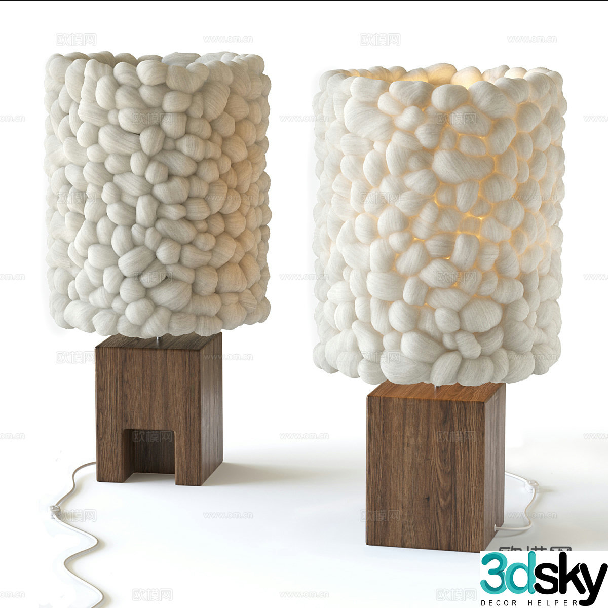 Small desk lamp 3d model