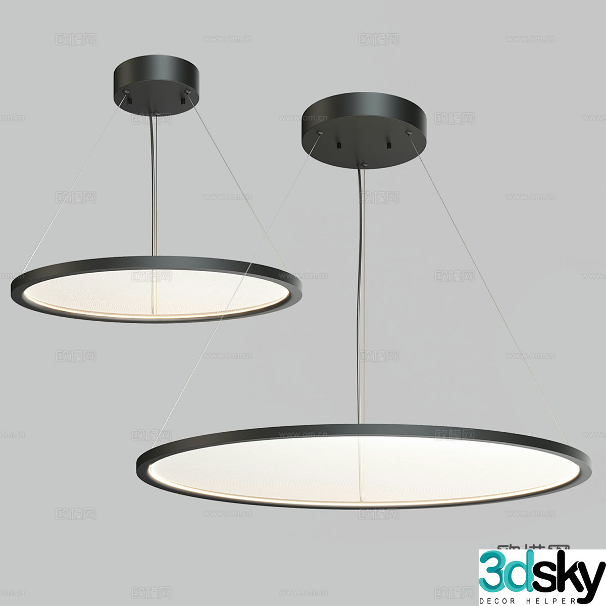 Modern simple chandelier chandelier simple chandelier dining chandelier living room chandelier 3d model