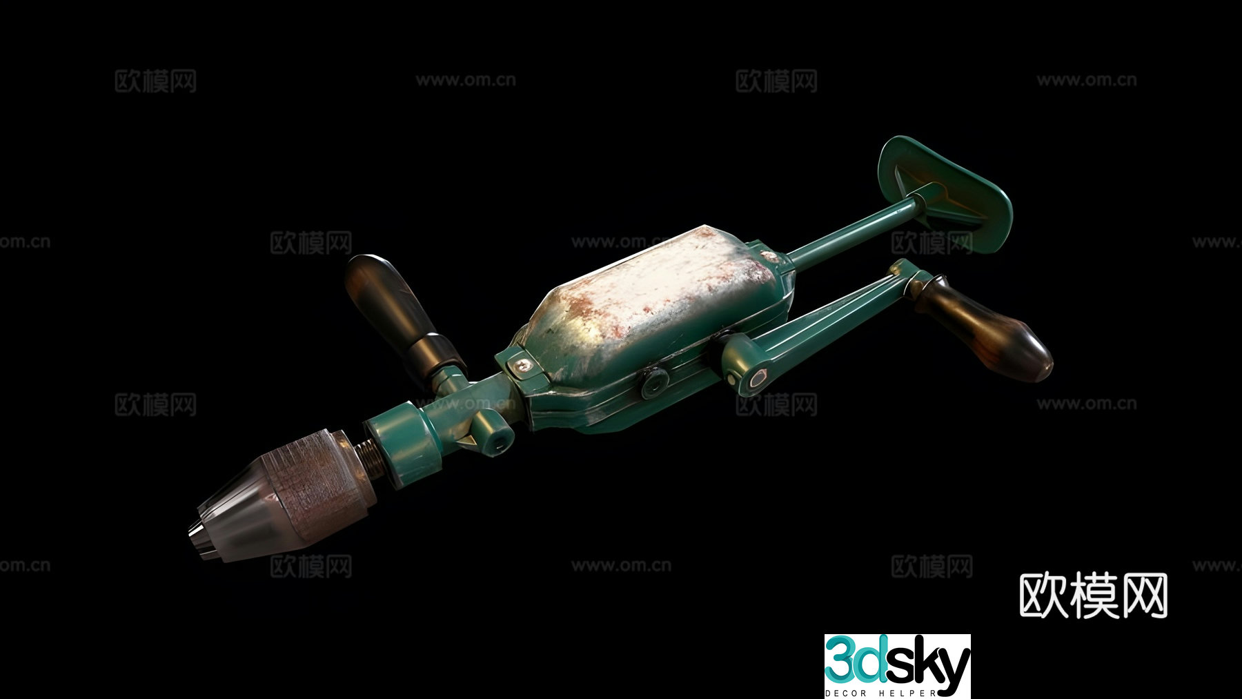 Drilling rig 3d model