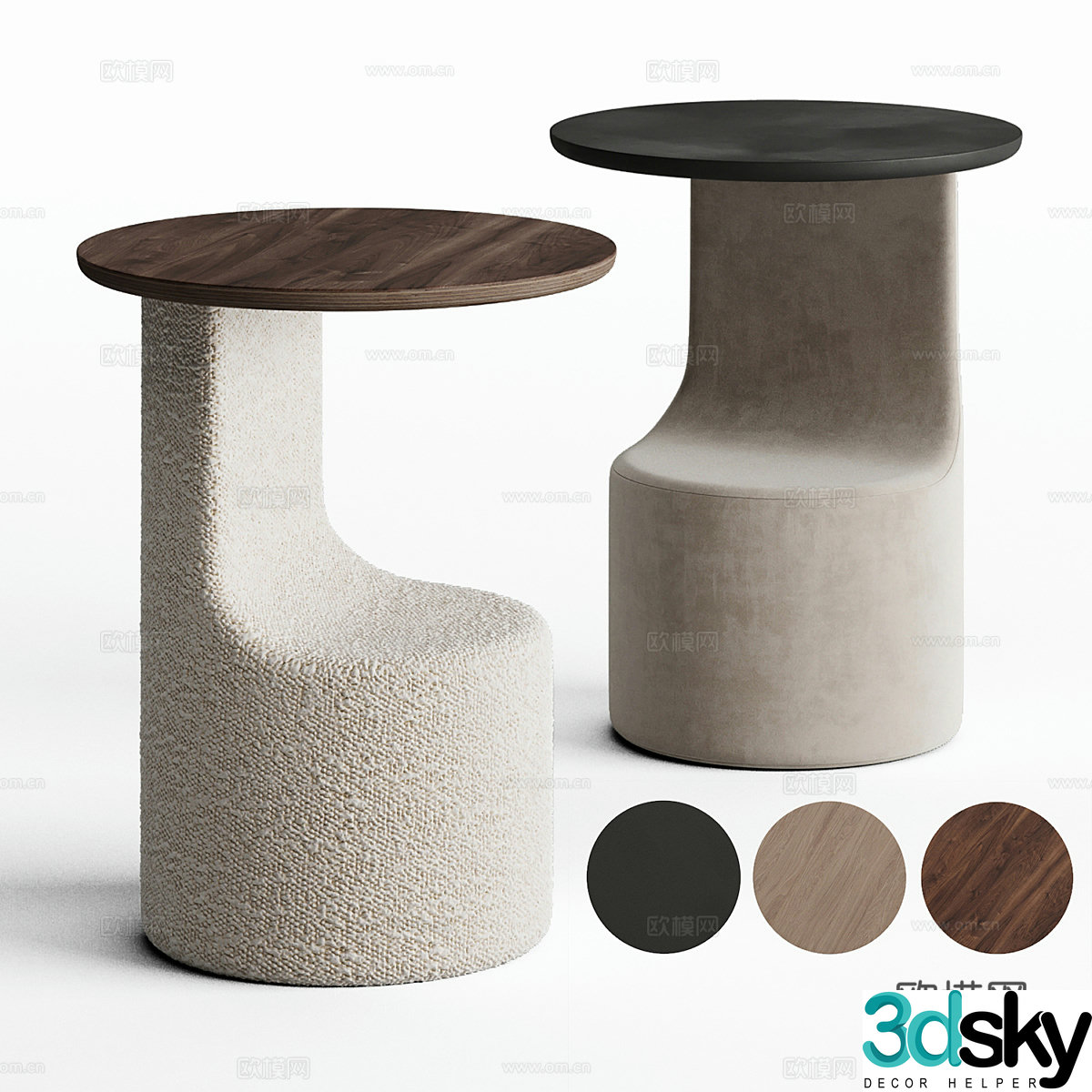 3D model of side angle angle