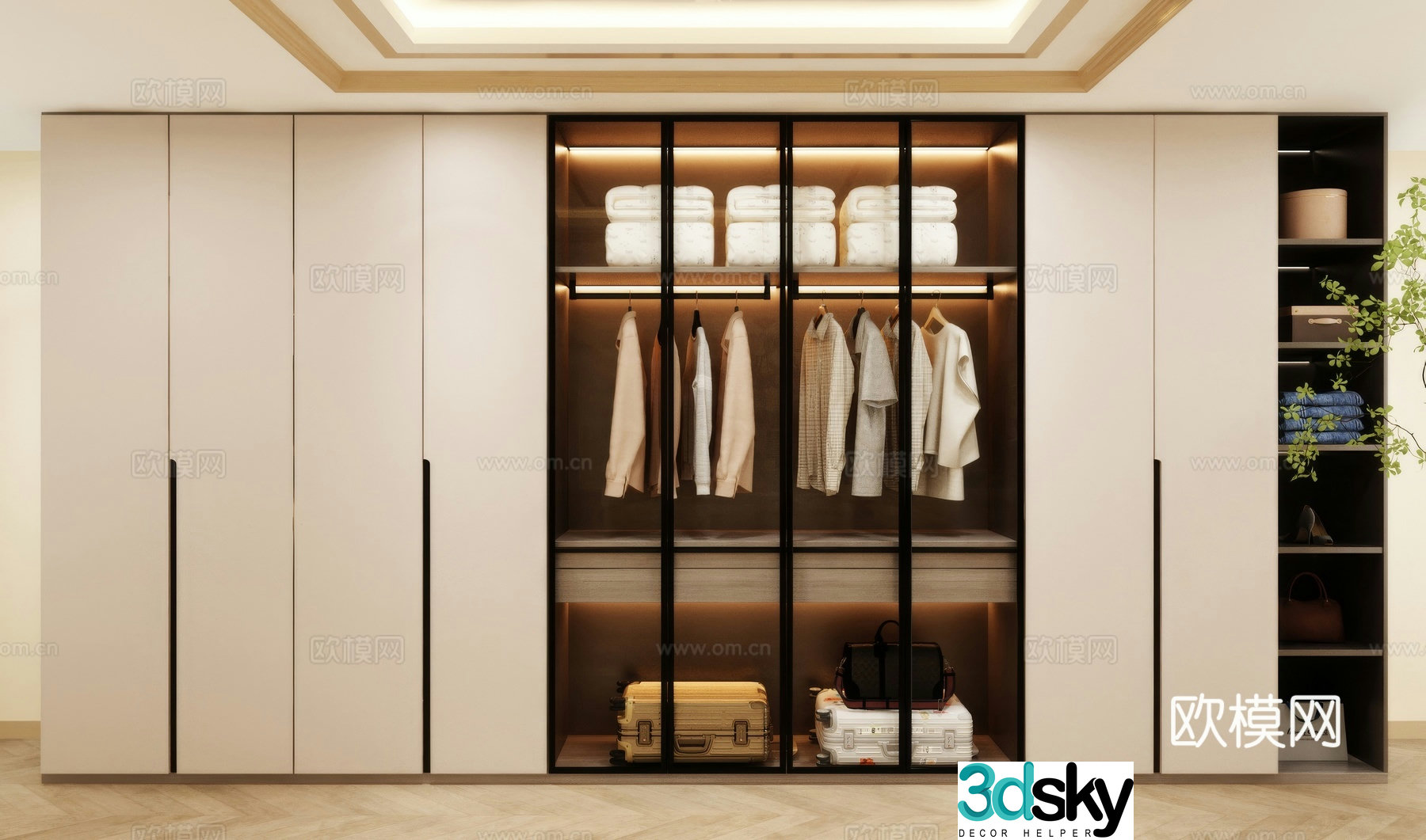 Wardrobe design Wardrobe renderings Wardrobe wardrobe design Wardrobe cabinet 3d model