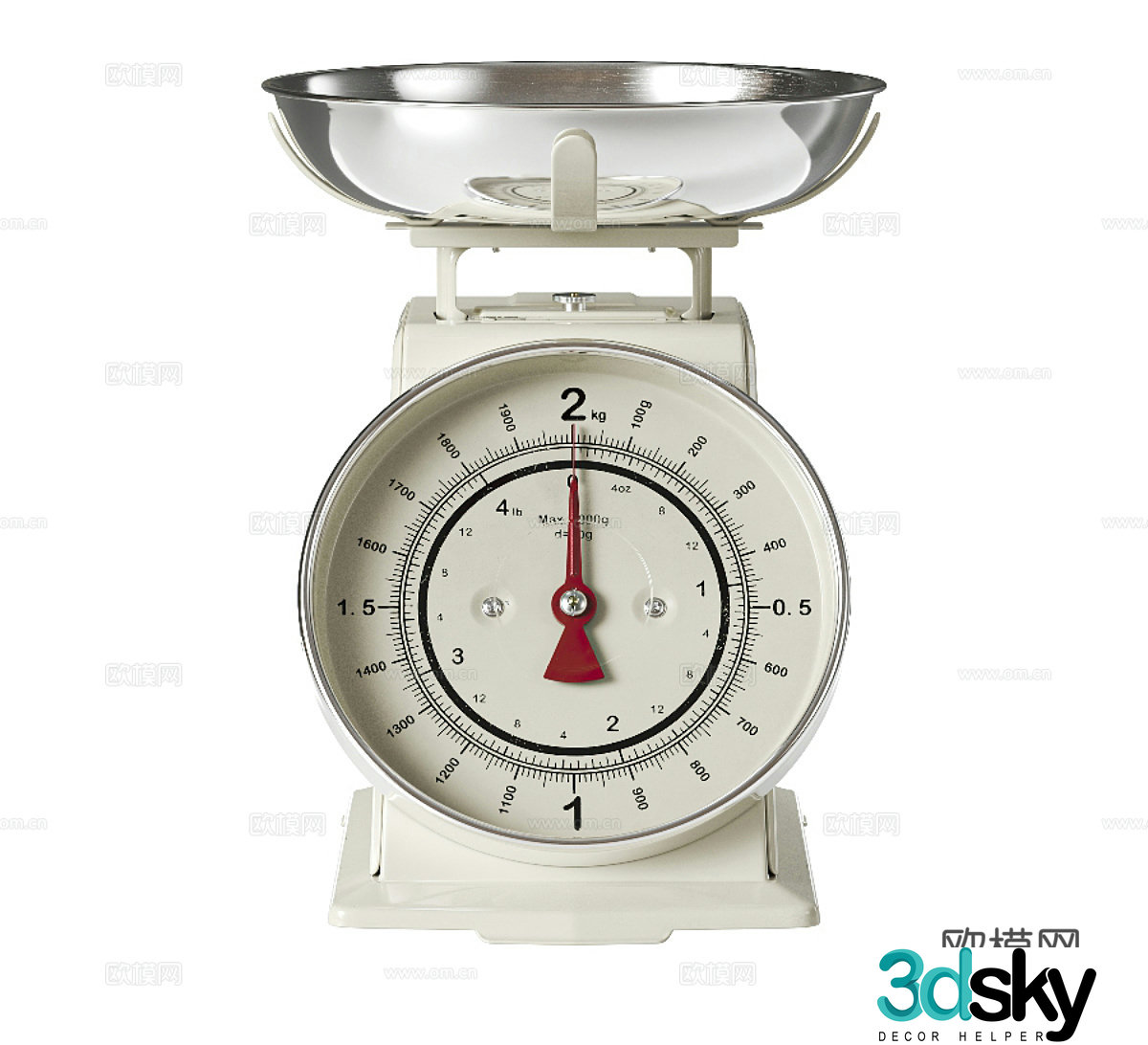 Kitchen supplies Electronic score Kitchen scale Baking scale 3D model