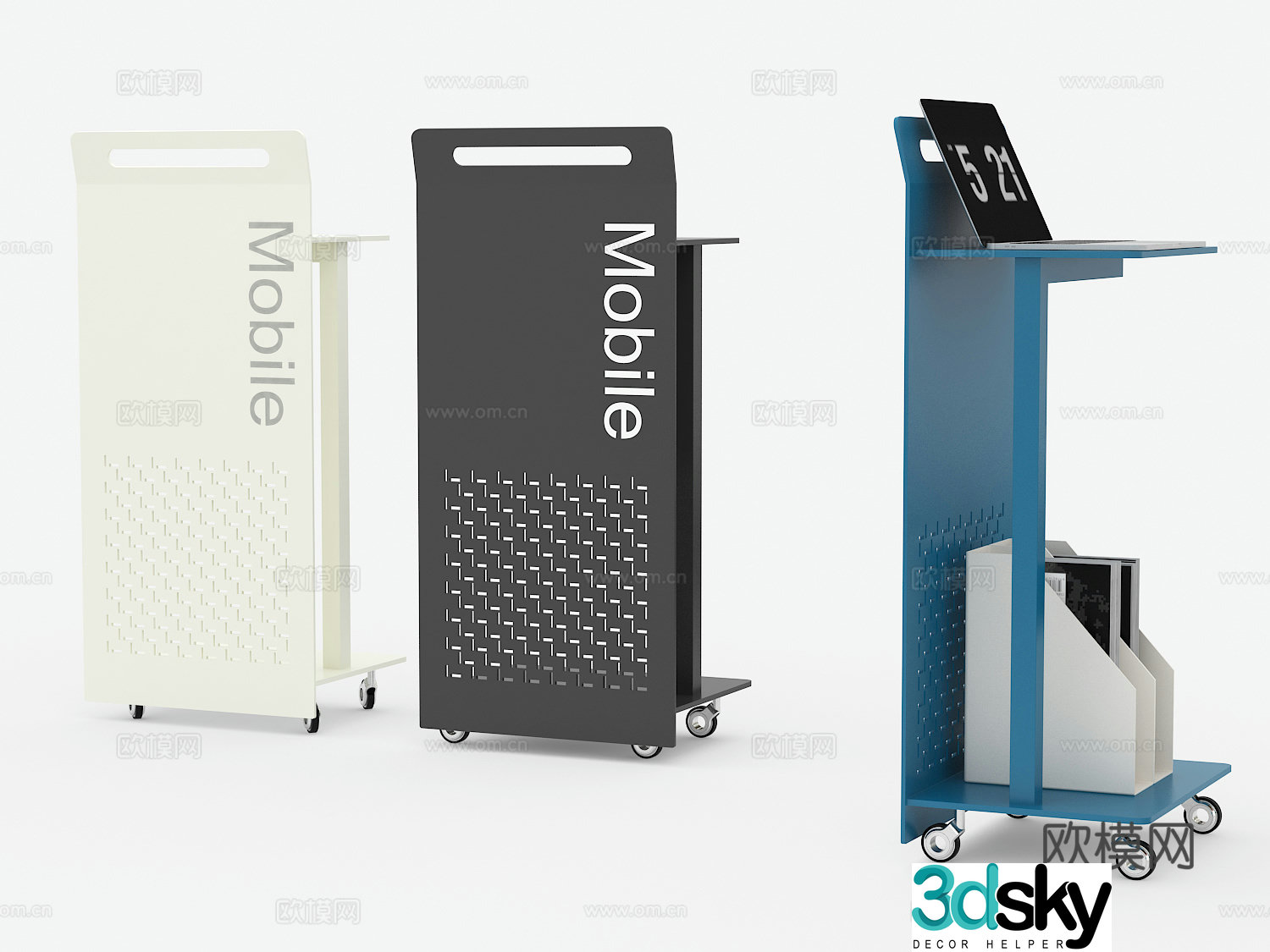 Podium Podium Spokesperson Welcome Station Reception 3D Model