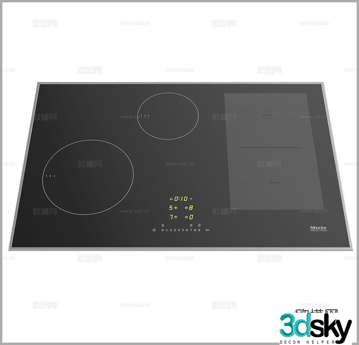 Stove induction stove smokeless stove integrated stove home appliances kitchenware 3D model