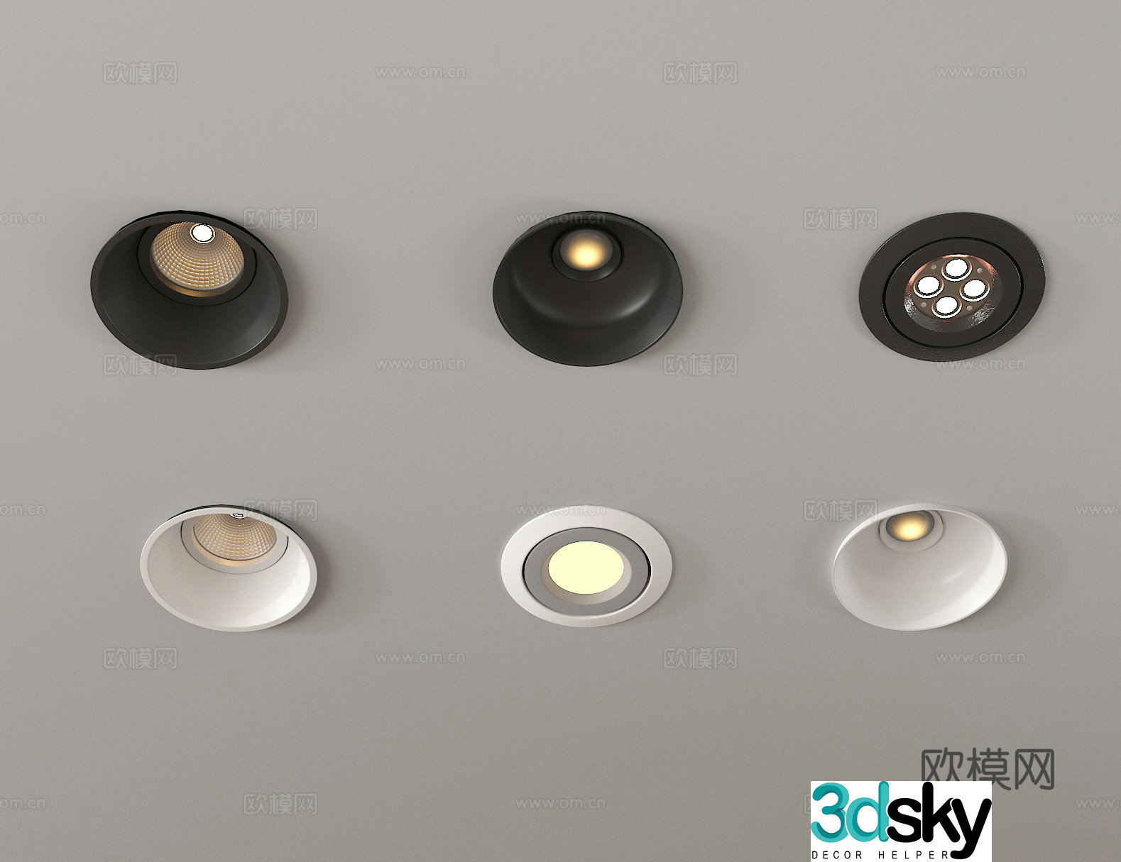 Spotlight Downlight 3D Model