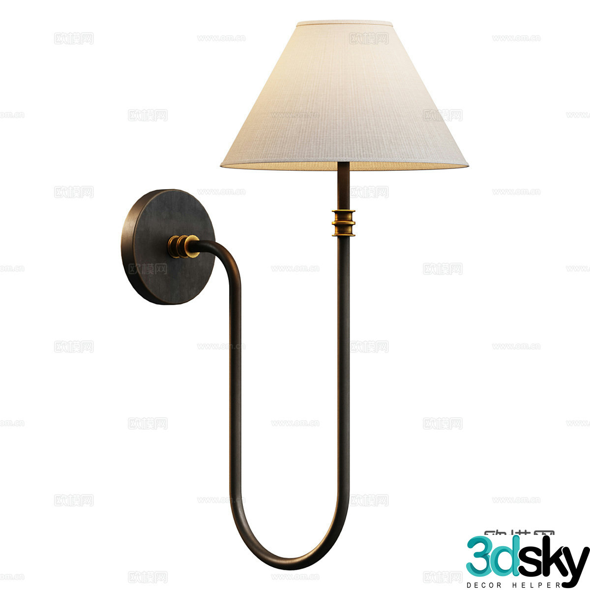 Wall lamp 3d model