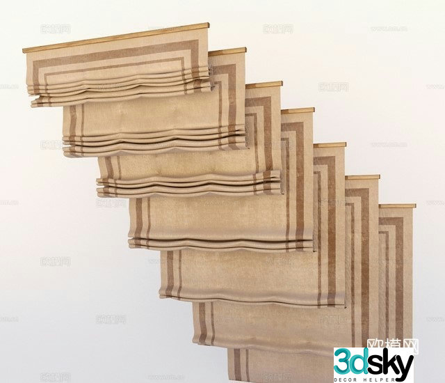 Curtain 3d model