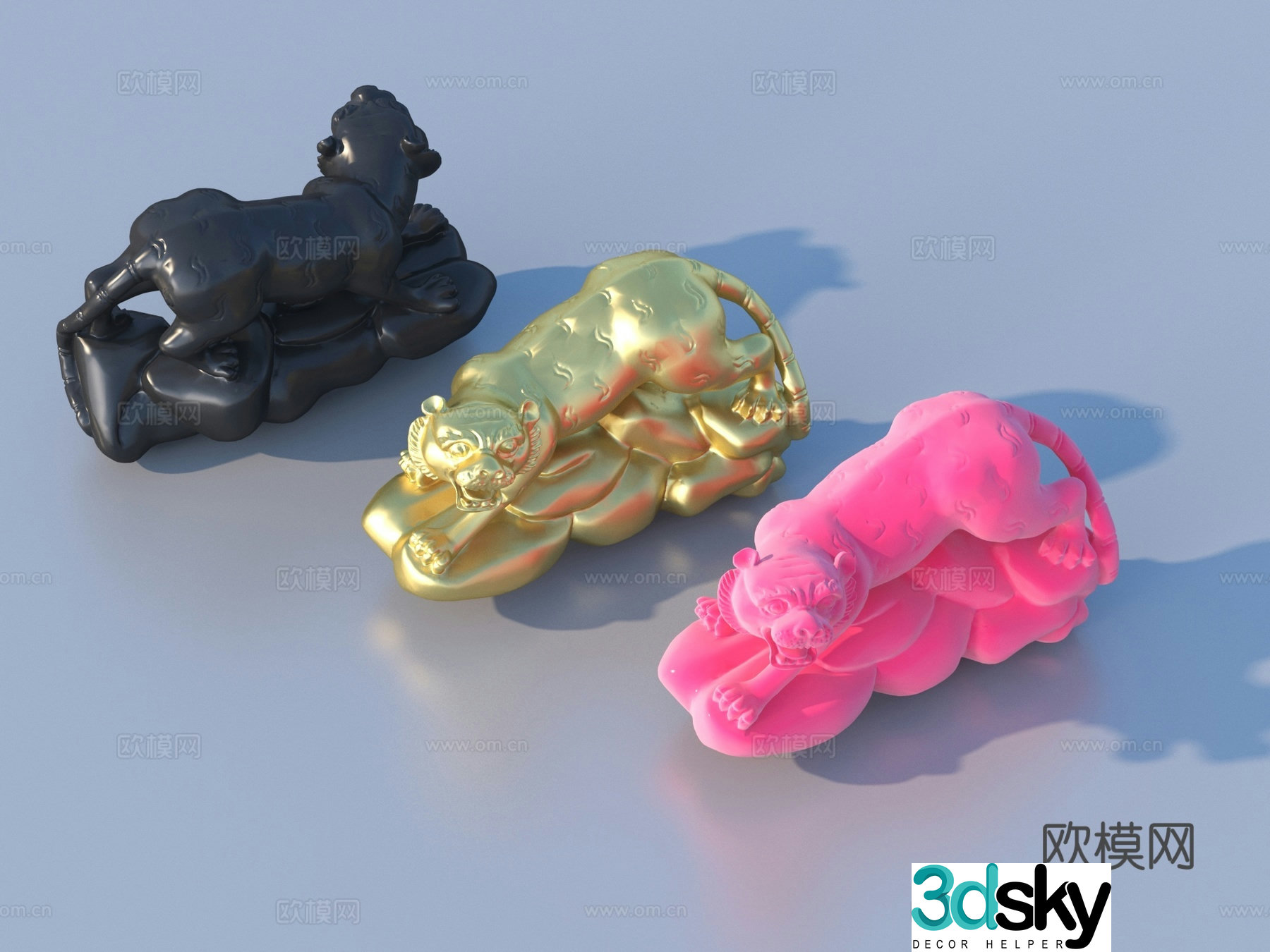 Sculpture Animal Ornaments Sketch 3D Model