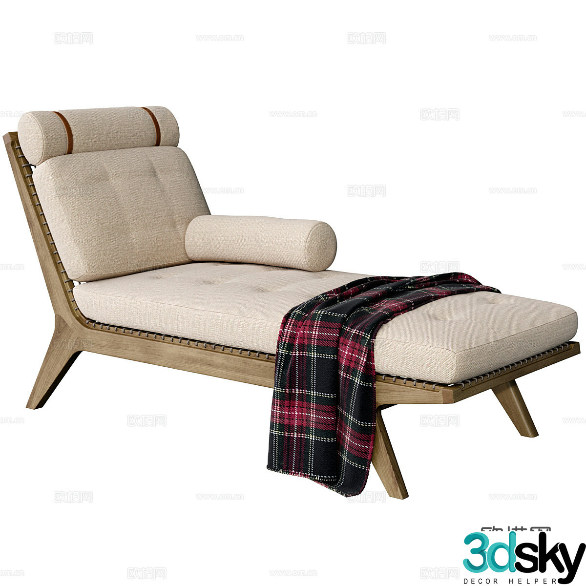 Single bed 3d model