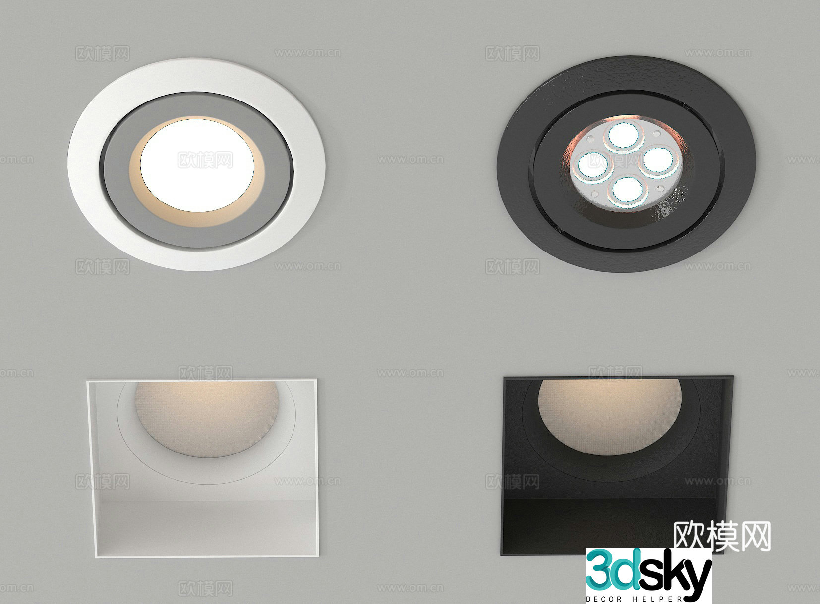 Downlight spotlight 3d model