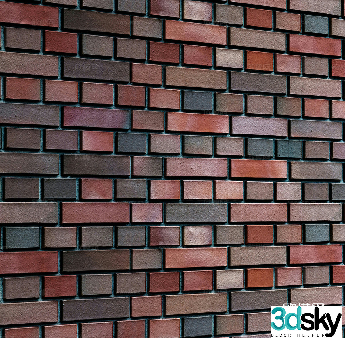 Chinese style brick wall red brick wall exterior red brick cultural red brick wall retro brick wall antique brick wall 3d model