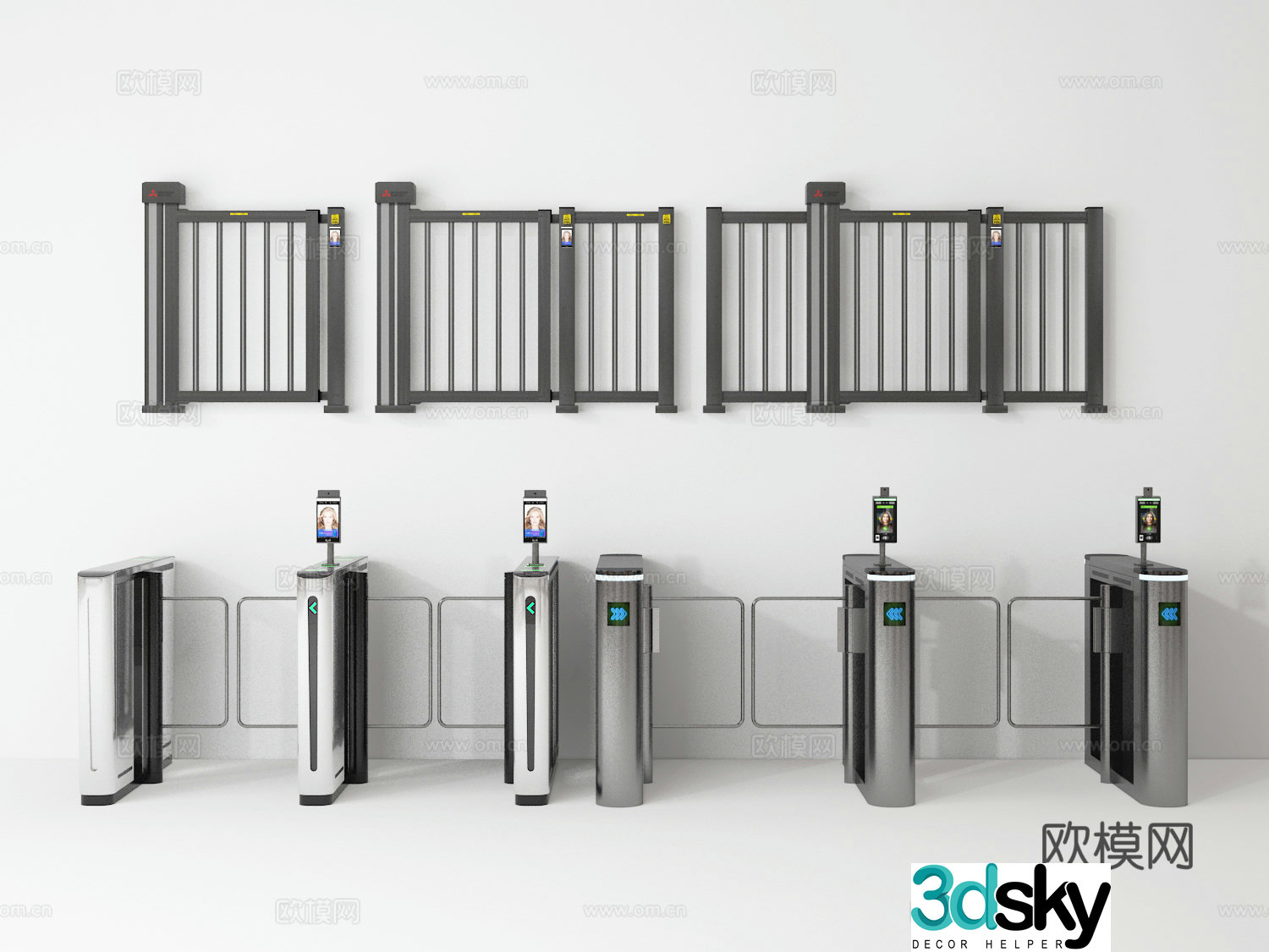 Gate 3D model