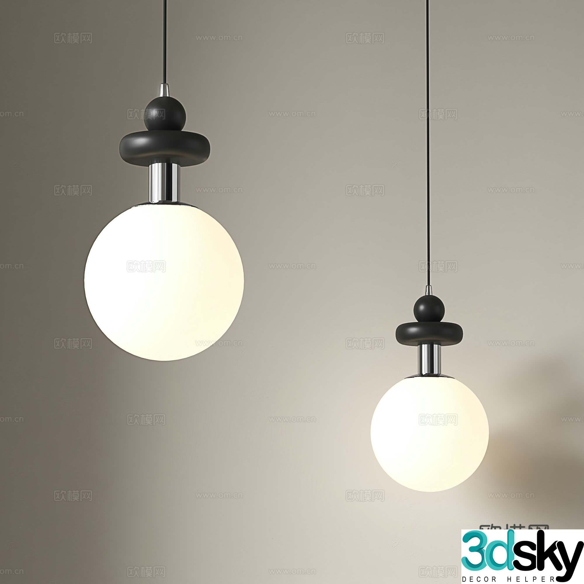 French chandeliers medieval style chandeliers bedside chandeliers retro style chandeliers American chandeliers 3D model
