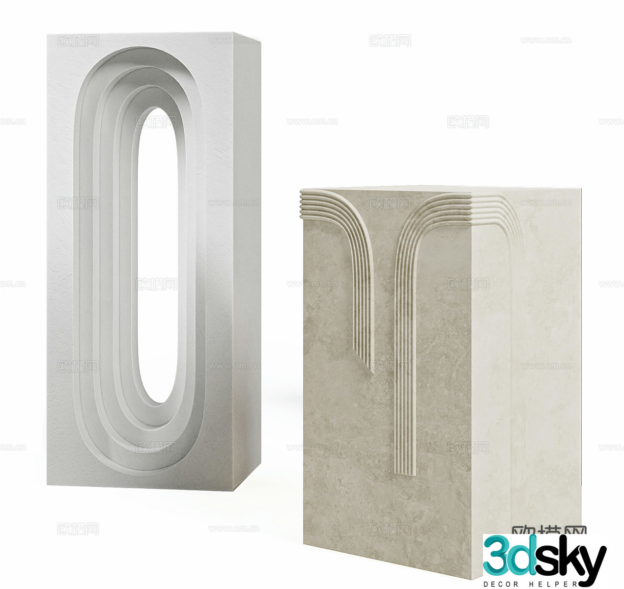 Wasabi sculpture ornaments plaster sculpture ornaments retro sculpture ornaments homestay sculpture ornaments entrance sculpture 3D model