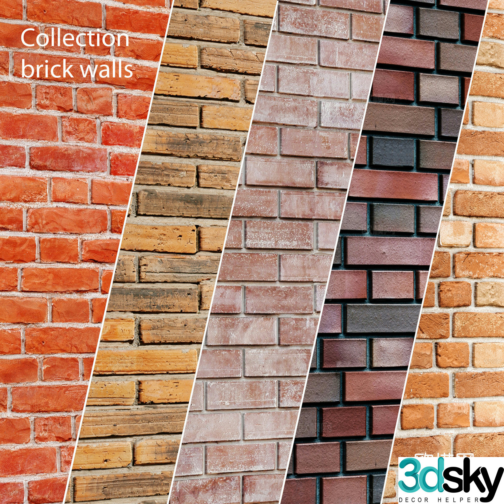 Chinese style brick wall red brick wall exterior red brick cultural red brick wall retro brick wall antique brick wall 3d model