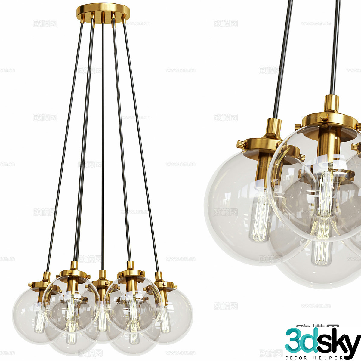 Chandelier 3d model