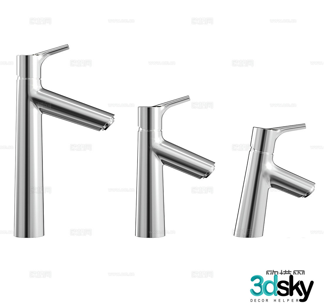 Minimalist faucet Simple faucet Kitchen faucet Bathroom faucet Hotel faucet 3D model