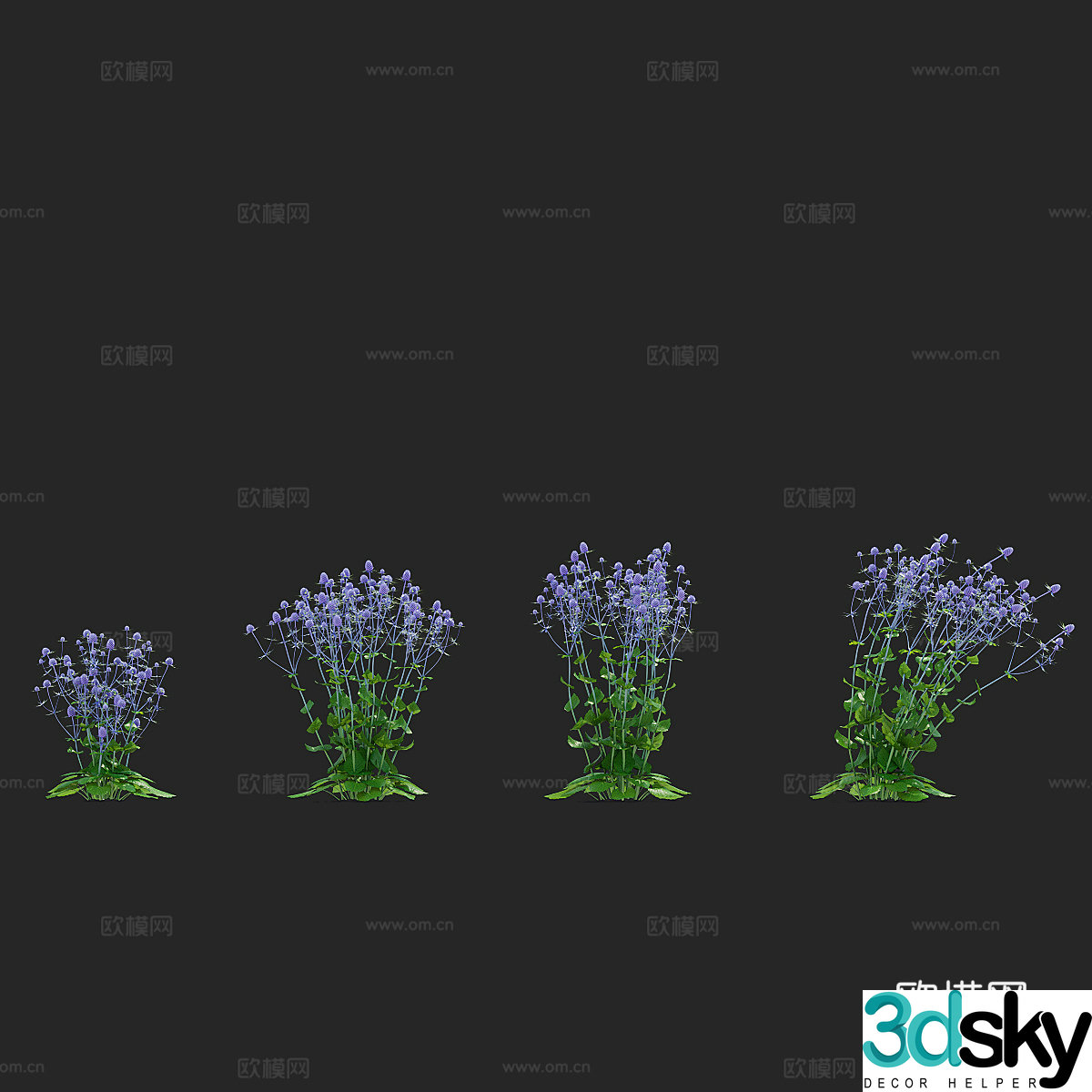 3d model of bush