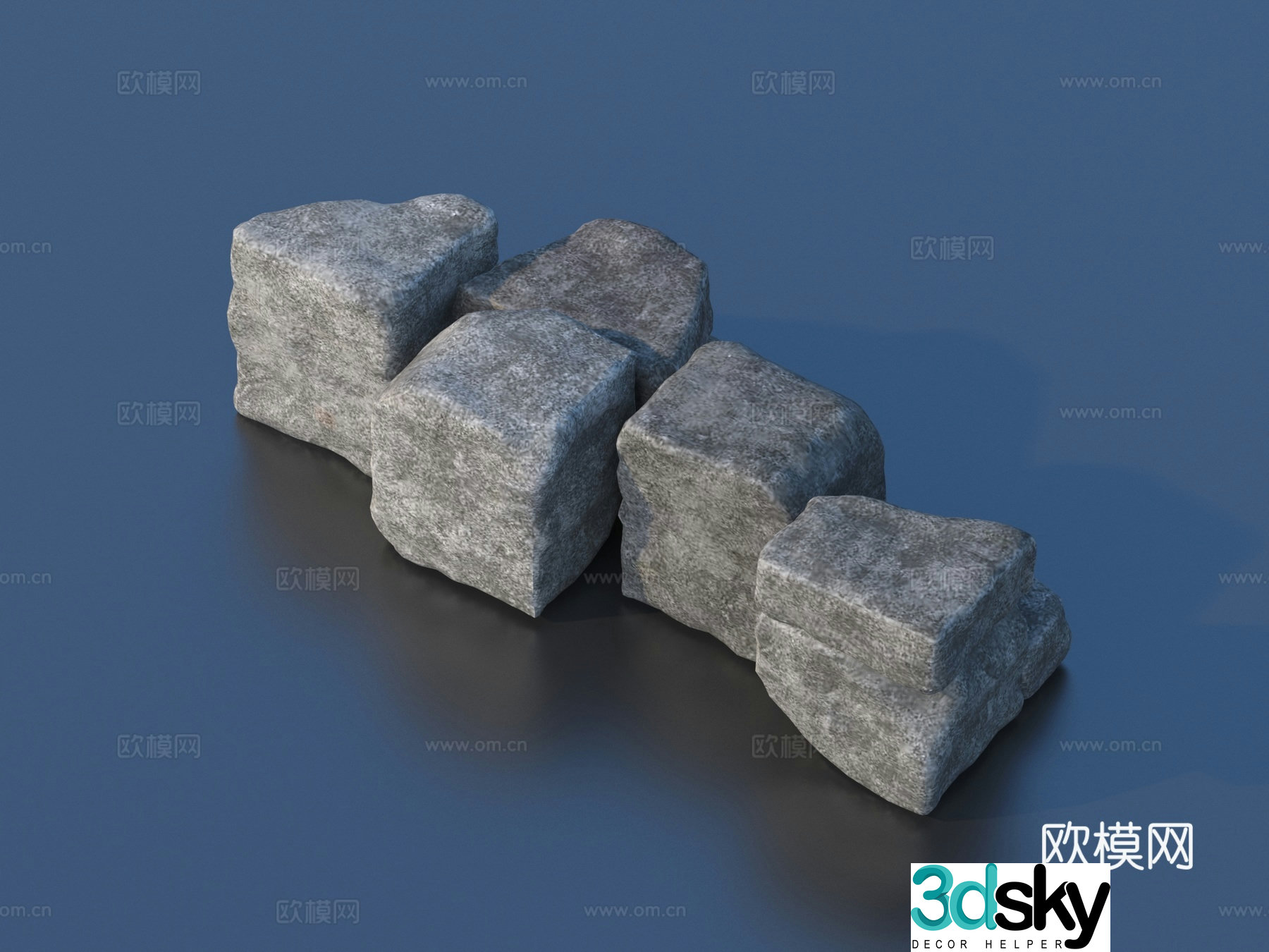 Stone Rock Stone Appreciation Strange Stone Strange Stone 3D Model