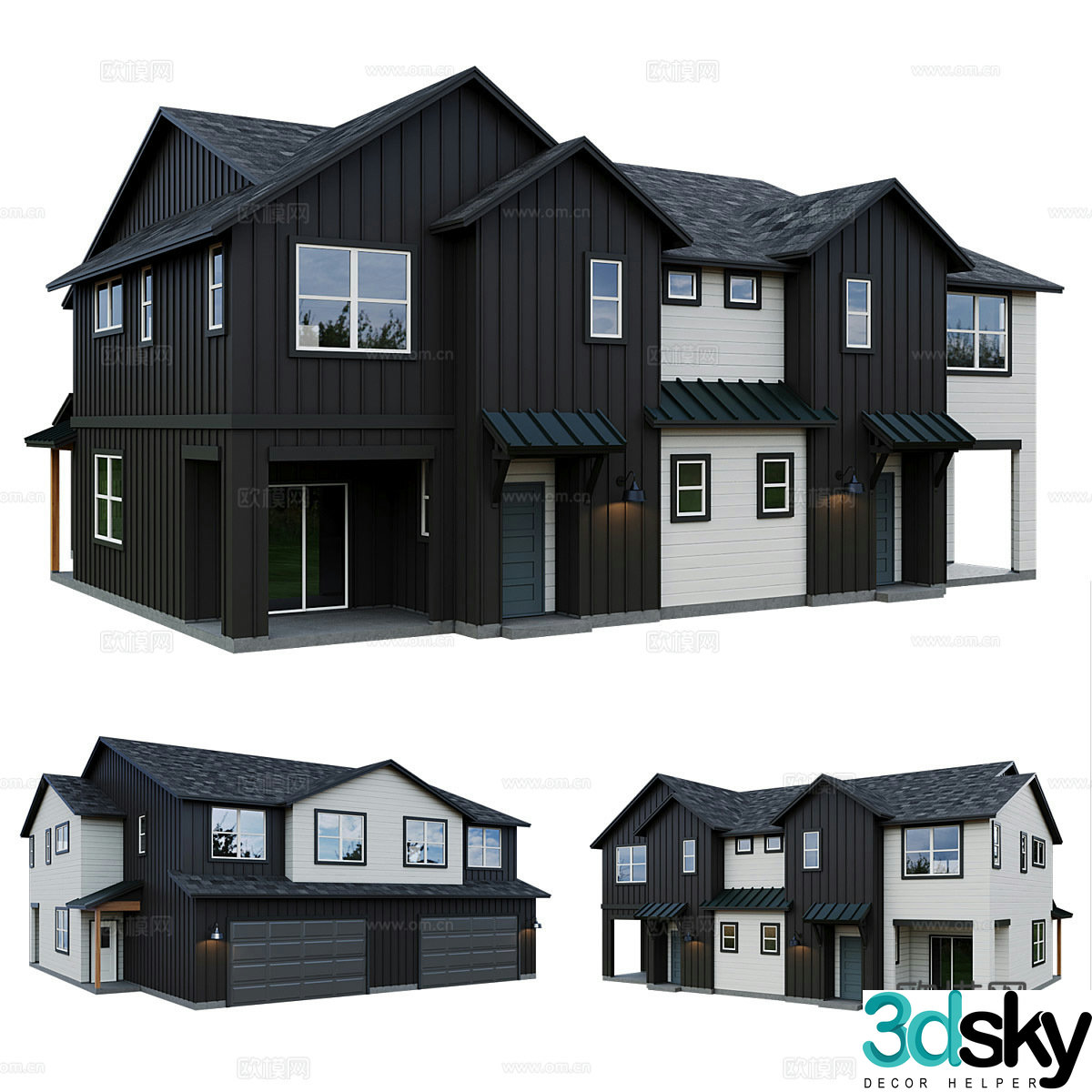 Townhouse 3d model