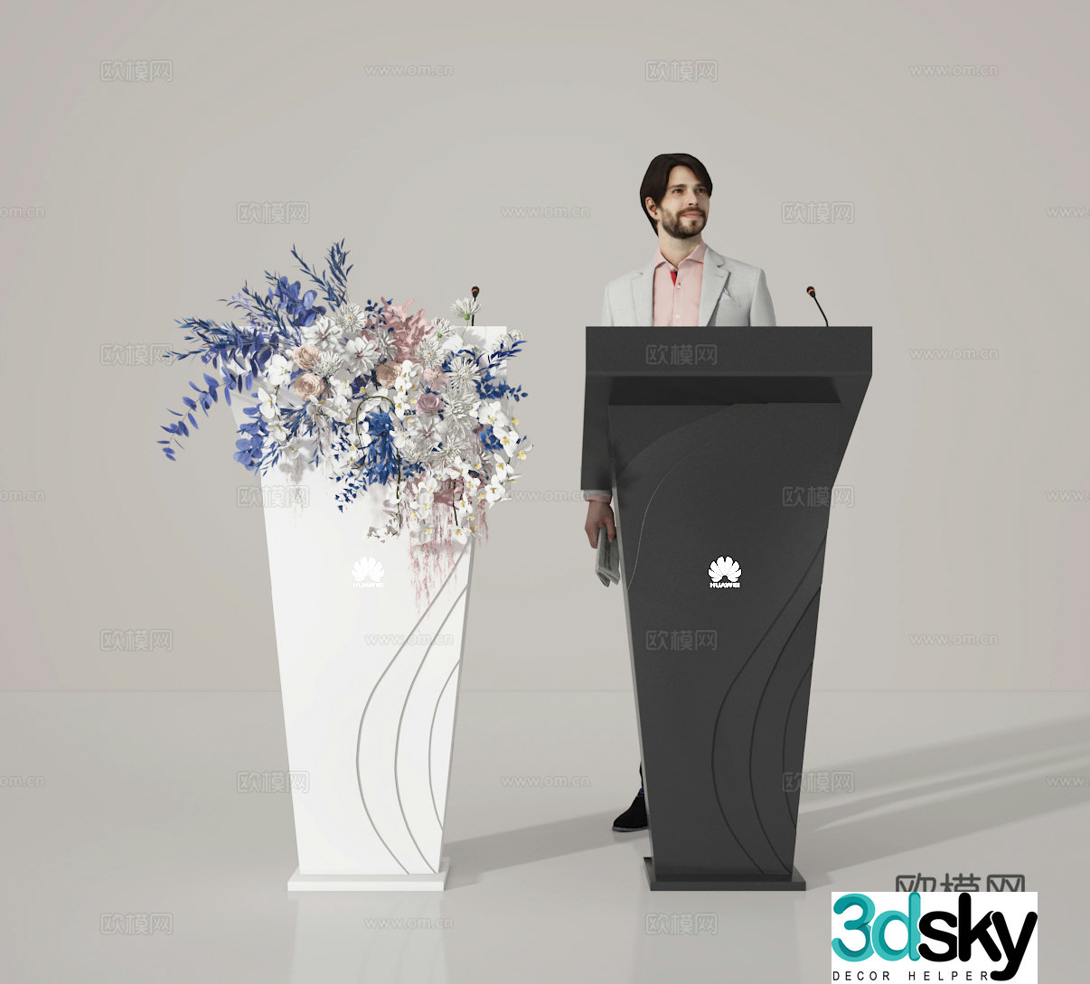 Podium 3D model