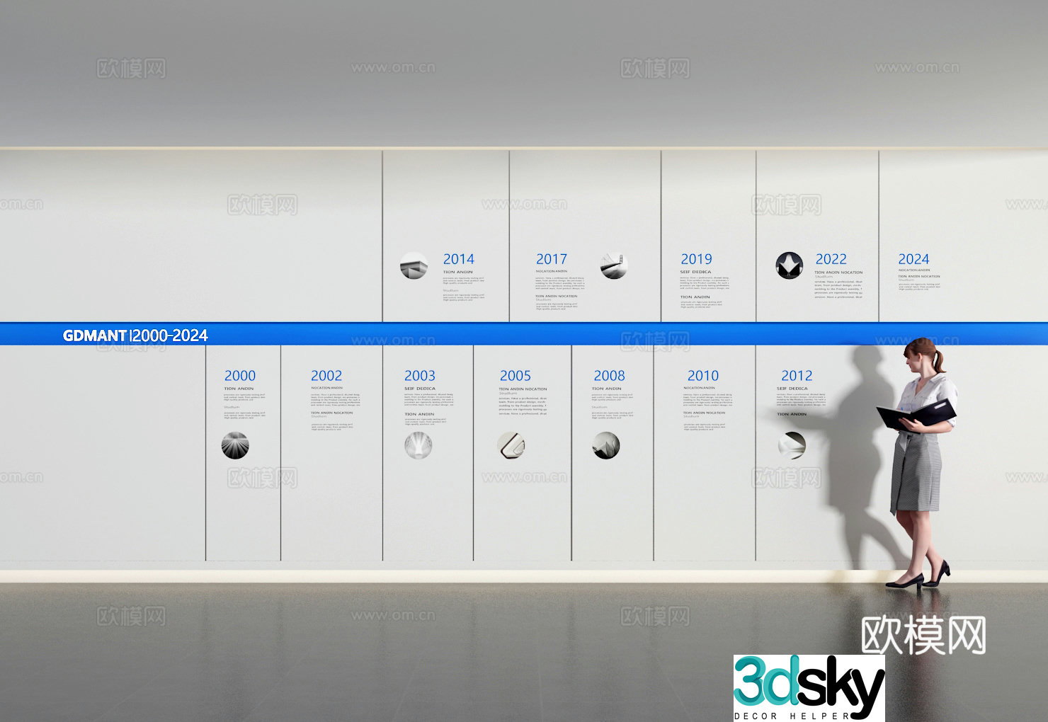 Exhibition hall 3d model
