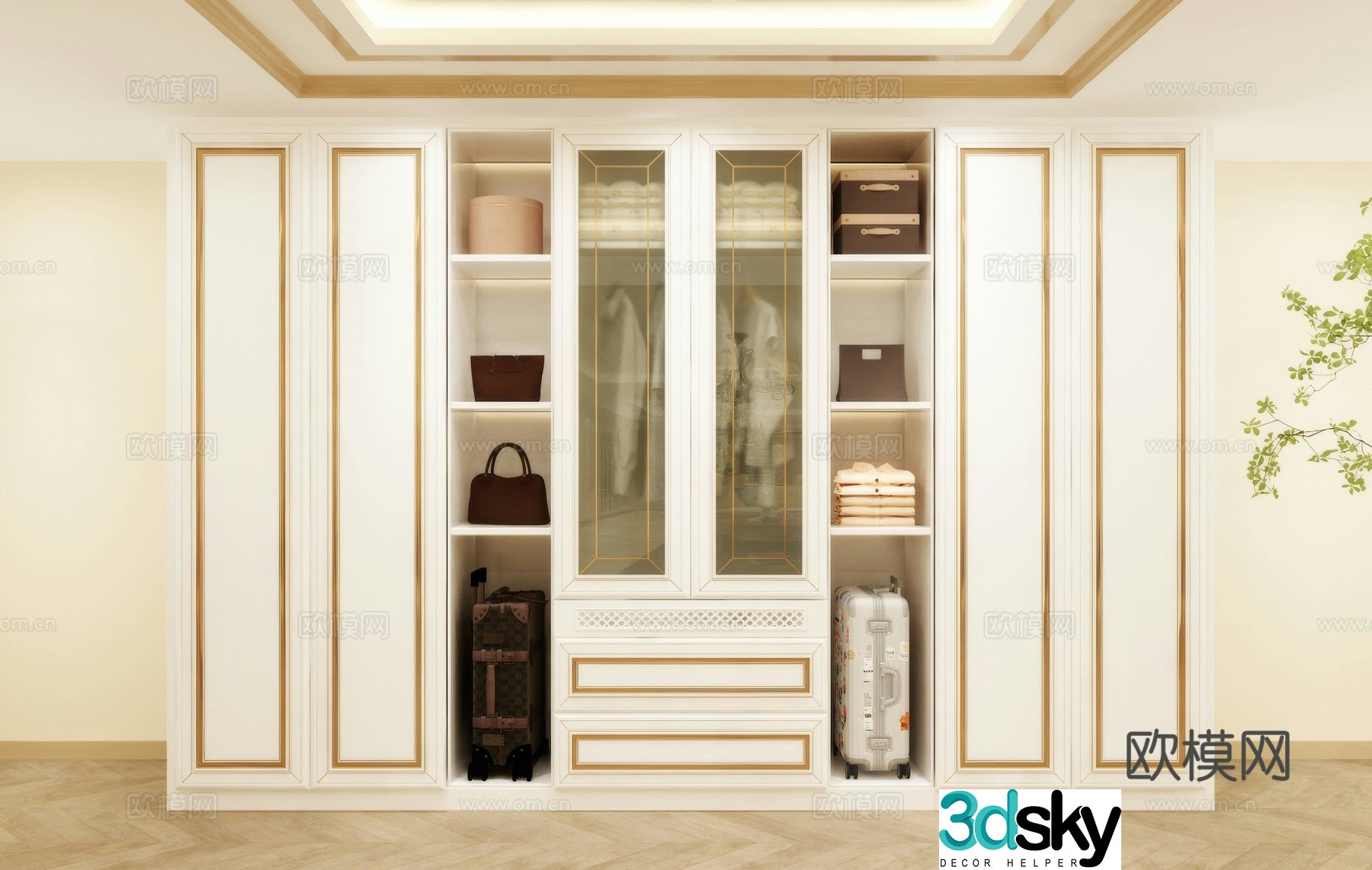 Wardrobe design Wardrobe renderings Wardrobe wardrobe design Wardrobe cabinet 3d model