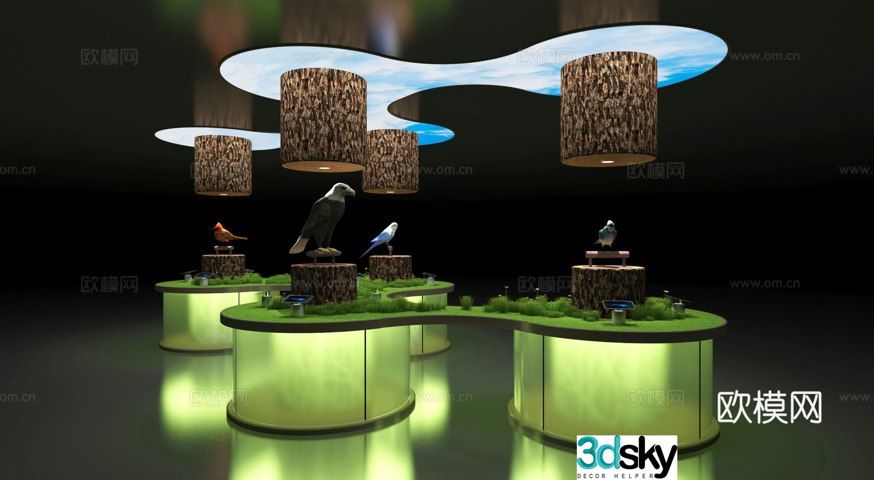 Showcase 3D model