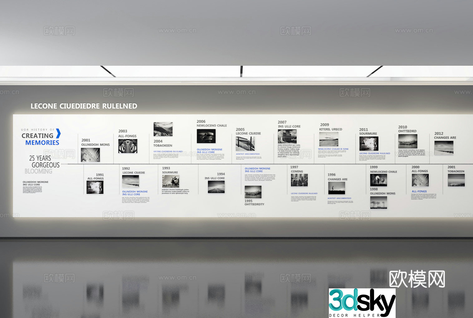 Exhibition hall 3d model