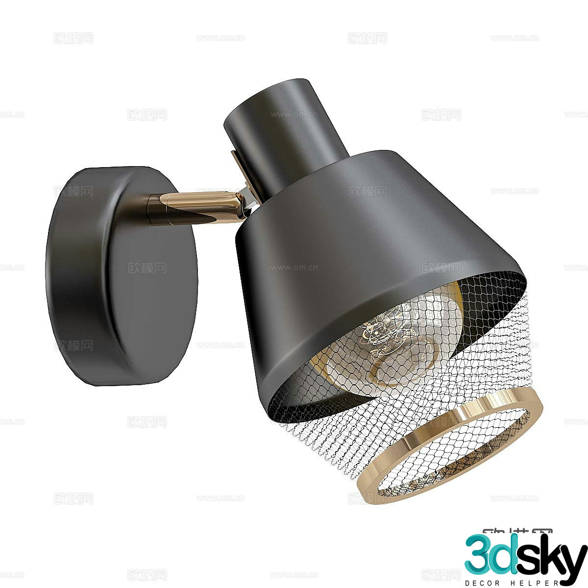 Simple wall lamp Decorative wall lamp Art wall lamp Bedside wall lamp Lighting spotlight Garden wall lamp 3d model