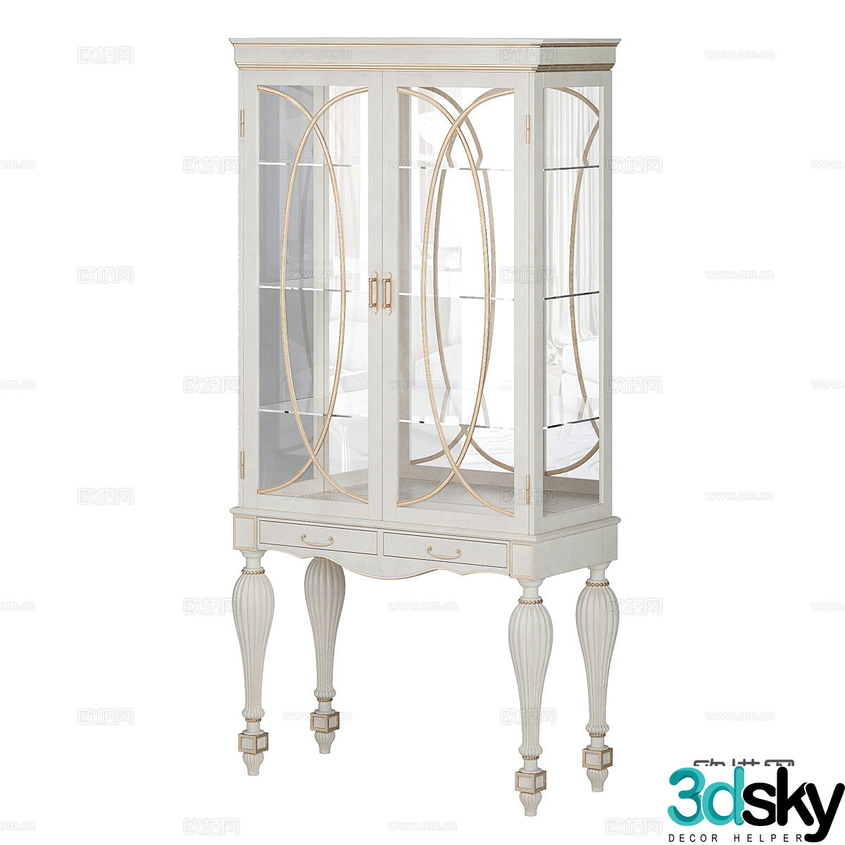 Decorative cabinet 3d model