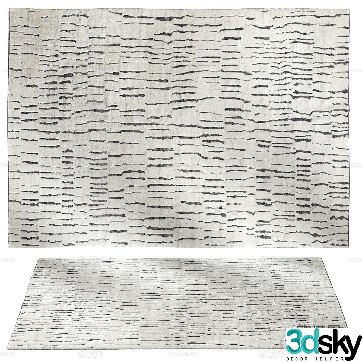 New Chinese Marc Phillips Carpet 3D Model