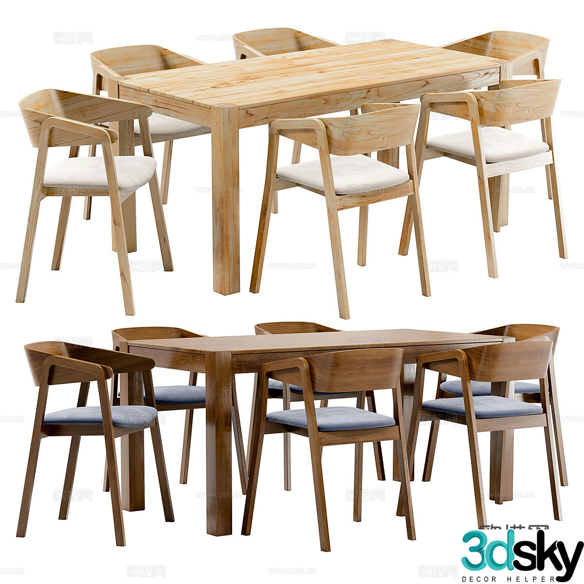 Dining table 3d model