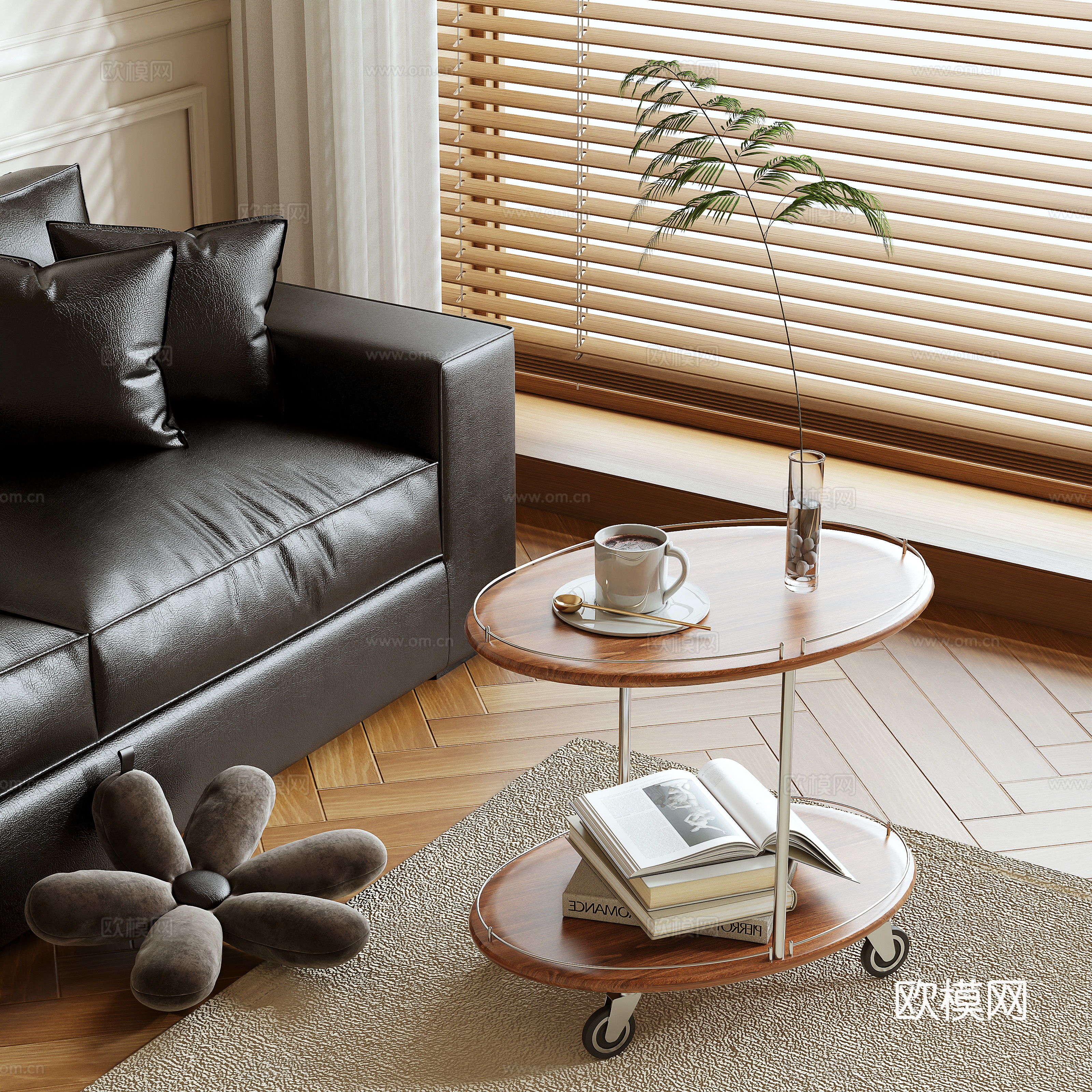 Log wind edge 3D model