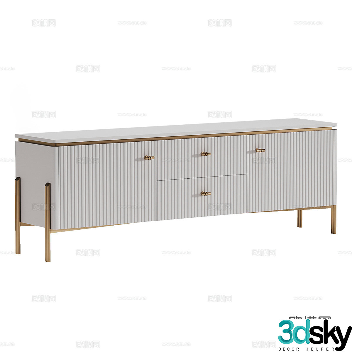 Modern simple TV cabinet TV cabinet Simple TV cabinet Living room TV cabinet 3D model