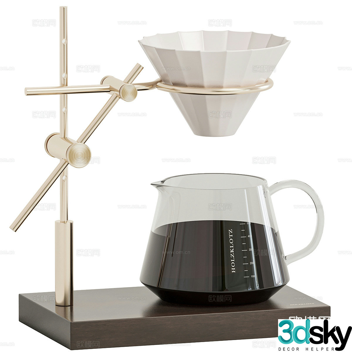 Modern coffee cup coffee maker coffee shop ornaments coffee shop ornaments coffee shop equipment dining table 3d model