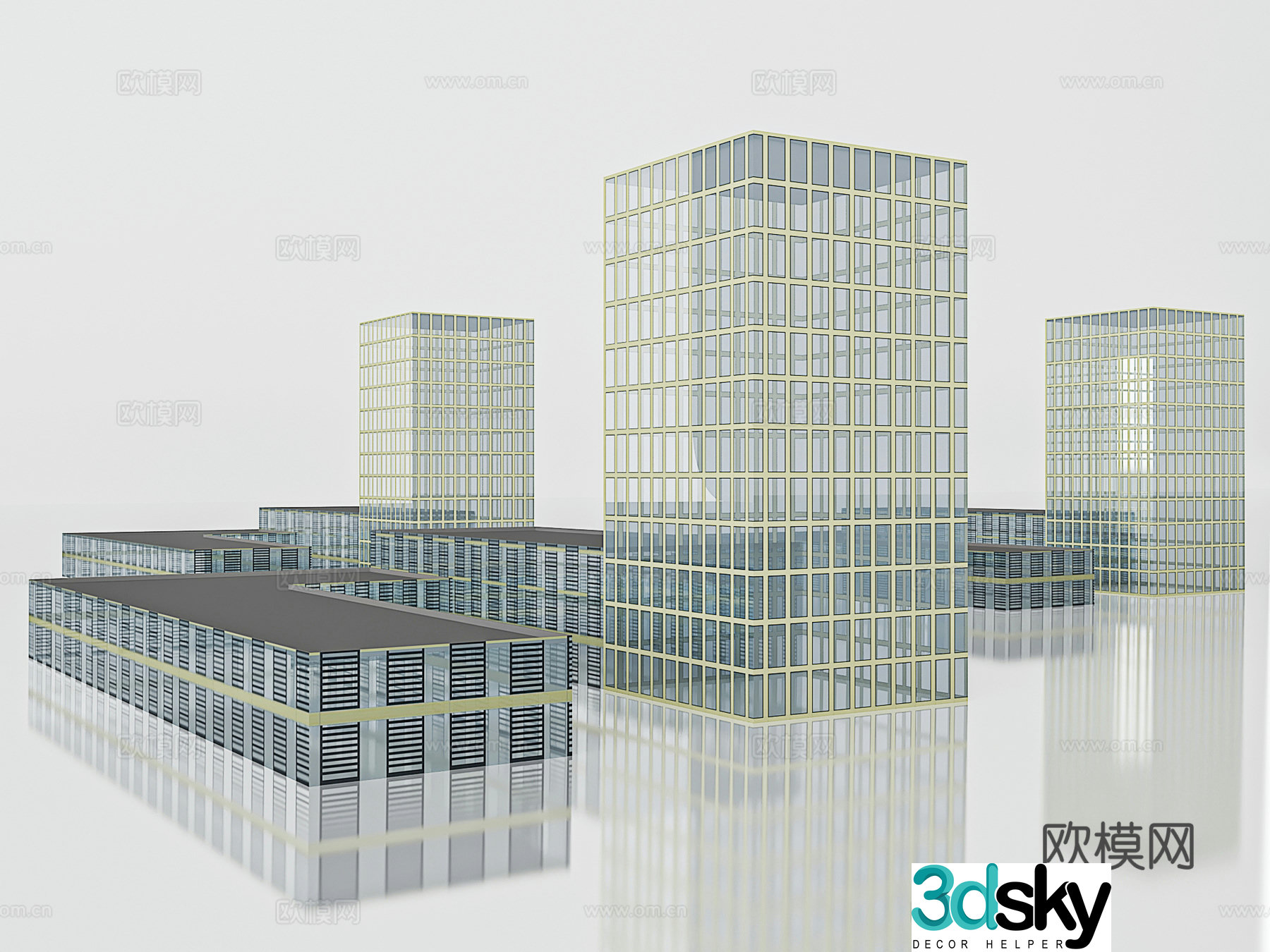 Office building 3d model